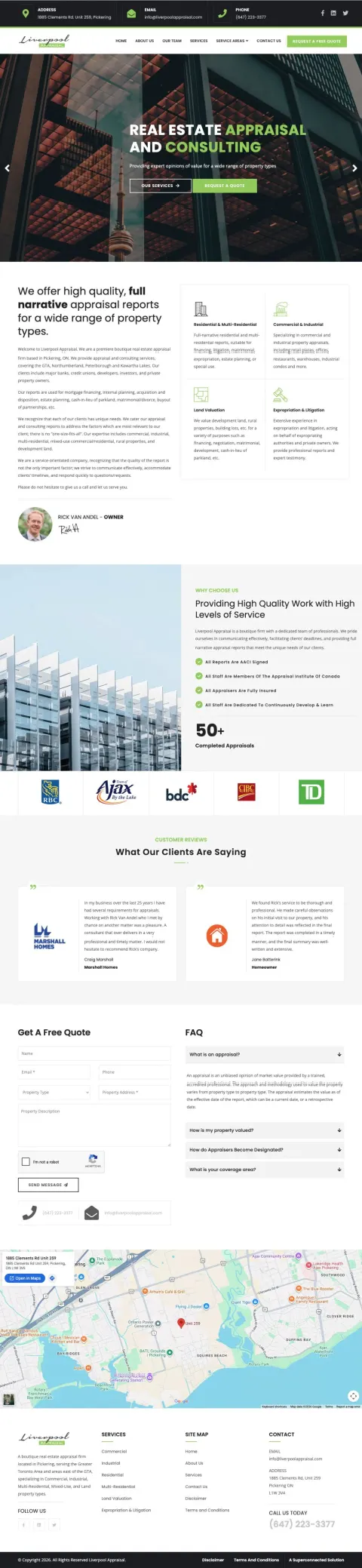 Liverpool Appraisal homepage